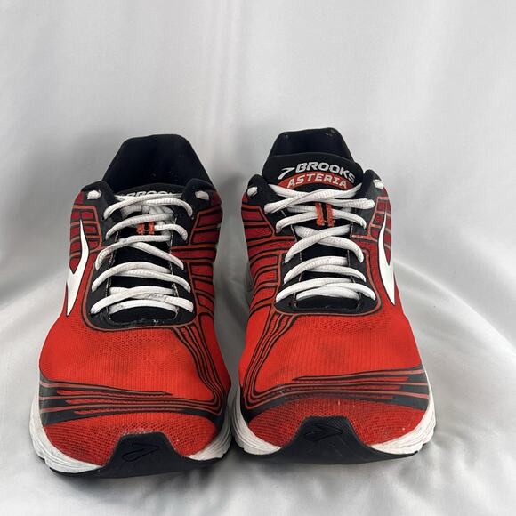 Brooks Asteria Running Shoes Mens 12 D 45 Red Black Athletic Trainer Lightweight main image 2